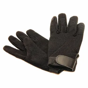 ABILITY ONE 8415-01-497-5384 Mechanics Gloves, Mechanics Glove, Full Finger, Synthetic Leather, Black, Black, 1 Pair | CN7YWQ 493N25