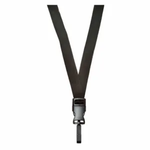 ABILITY ONE 8455-01-613-0197 Lanyard, Swivel Hook, 36 Inch L, 3/4 InchW, Black, PK12 | CE9YPD 56CL19