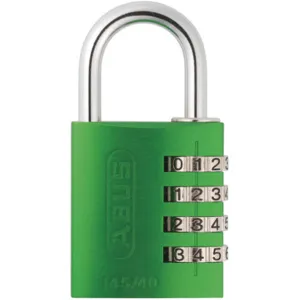 ABUS 145/40 Green Combination Padlock Side Black/Silver | AJ2HXK 5JKU5