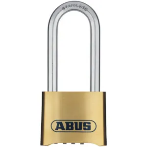 ABUS 180IBHB/50 Combination Padlock Bottom Black/Silver | AG9CFM 14J896