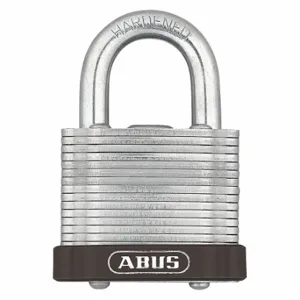 ABUS 19328 Keyed Padlock, Keyed Different, Steel, Std Body Body Size, Hardened Steel, Std, Brown | CN7ZJR 45WN54