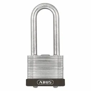 ABUS 19356 Keyed Padlock, Keyed Different, Steel, Std Body Body Size, Hardened Steel, Extended, Brown | CN7ZJL 45WN88