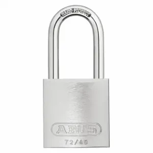 ABUS 19379 Keyed Padlock, Keyed Different, Aluminum, Std Body Body Size, Hardened Steel, Std, Silver | CN7ZHJ 45WP91