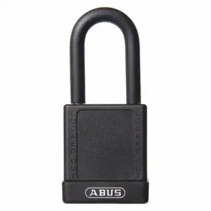 ABUS 19663 Lockout Padlock, Keyed Different, Aluminum, Long Body Body Size, Hardened Steel, Std | CN7ZKM 45WN25