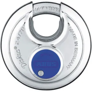 ABUS 24IB/70 KA All Weather Padlock 11/16 H KA Silver Opens w/Key 123 | AD2RAM 3TMN9