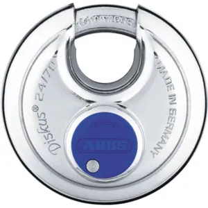 ABUS 24IB/70 MK KD Padlock 3/4 Inch H Mk Keyed Different Stainless Steel 5-pin | AE6PYY 5UKJ2