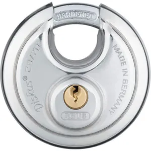 ABUS 28/70 KAx2 Economy Disk Padlock 3/4 Inch H - Pack of 2 | AD3CAZ 3XVY6