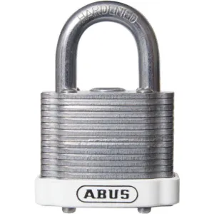 ABUS 41/40 KD White Lockout Padlock Keyed Different MK White 1-3/8 Height | AJ2JDU 5UKV9