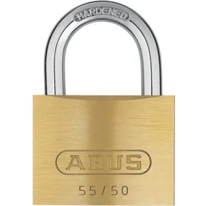 ABUS 55/50 KD Keyed Padlock Different 2 Width | AG9CFJ 14J893