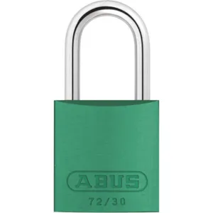 ABUS 72/30 KD Keyed Padlock Hardened Steel Green | AG2NCR 31NF27