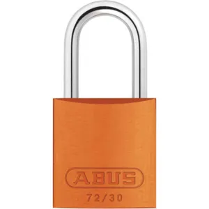 ABUS 72/30 KA TT36 Keyed Padlock Medium Orange U-Shape | AG2NBD 31NE91