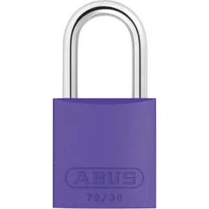 ABUS 72/30 KA TT36 Keyed Padlock Medium Purple U-Shape | AG2NBE 31NE92