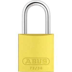 ABUS 72/30 KD Keyed Padlock Hardened Steel Yellow | AG2NCX 31NF32