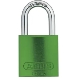 ABUS 72/40 KAx12 Green Lockout Padlock Keyed Alike Green 1/4 Inch - Pack Of 12 | AA6UED 14Z352