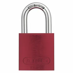 ABUS 72AL/40KD Lockout Padlock, Keyed Different, Aluminum, Std Body Body Size, Steel, Std, Red | CN7ZJY 39F210