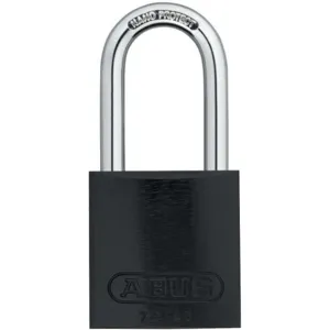 ABUS 72HB/40-40 KAx12 Black Lockout Padlock Keyed Alike Black 1/4 Inch - Pack Of 12 | AA6UEQ 14Z363