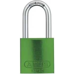 ABUS 72 HB/40-40 KAx6 Green Lockout Padlock Keyed Alike Green 1/4 Inch - Pack Of 6 | AE6QBM 5UKW6