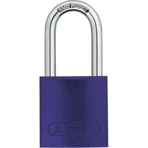 ABUS 72 HB/40-40 KAx6 Purple Lockout Padlock Keyed Alike Purple 1/4 Inch - Pack Of 6 | AE6QBU 5UKX2