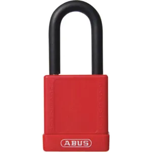 ABUS 74/40 KD RED Lockout Padlock Aluminium Red 1/4 In. | AG6DCM 35MD20