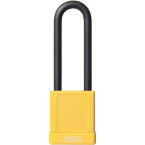 ABUS 74HB/40-75 KD YELLOW Lockout Padlock Aluminium Yellow 3 Inch L | AG6DDJ 35MD40