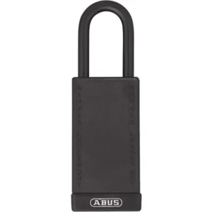 ABUS 74LB/40 KA BLACK Lockout Padlock Black 1/4 Inch Key Alike | AG6DEG 35MD65