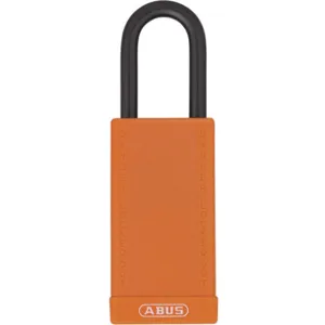 ABUS 74LB/40 KA ORANGE Lockout Padlock Orange 1/4 Inch Key Alike | AG6DEE 35MD63