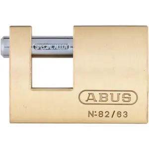 ABUS 82/63 KA U-shaped Keyed Padlock 9/16 Inch H Alike | AD2RAZ 3TMU6