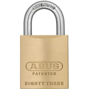 ABUS 83/45 RK KD-200 Rekeyable Padlock 1 Inch H Keyed Different Brass 5 Pin | AD2RBL 3TMW1