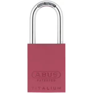 ABUS 83AL/40 (200) KD Red Keyed Padlock Different 1-1/2 Width | AG9CEJ 14J863