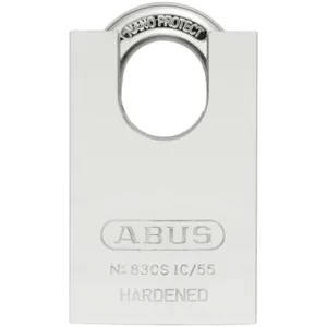 ABUS 83CSIC/55 Padlock Interchangeable Core 1 Nickel | AA6NLX 14J882