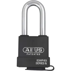 ABUS 83WP/63HB-63 KA Keyed Padlock Alike 2-1/2 Width | AJ2JWG 6WNY0