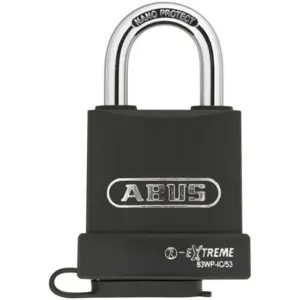 ABUS 83WP-IC/53 Padlock Interchangeable Core 1-1/16 Black | AA6NLY 14J883