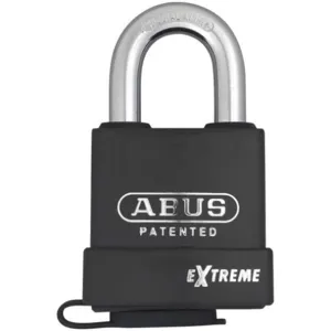 ABUS 83WP-IC/63 Padlock Interchangeable Core 1-3/8 Black | AA6NLZ 14J884