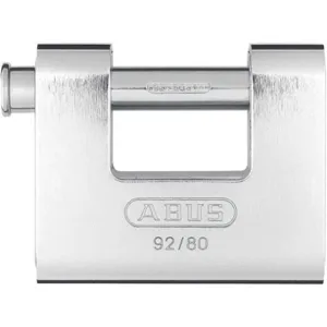 ABUS 92/80 KA U-shaped Keyed Padlock Set 9/16 Inch Alike | AD2RBH 3TMV7