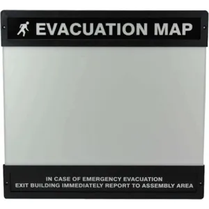 ACCUFORM SIGNS DTA241 Evacuation Map Holder 11 Inch x 17 Inch | AF6LEU 19TZ54