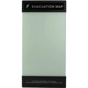 ACCUFORM SIGNS DTA243 Evacuation Map Holder 17 Inch x 11 Inch | AF6LEW 19TZ56