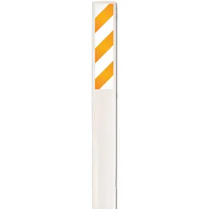 ACCUFORM SIGNS FMK611WTORWT Flexible Marker Stake Fiberglass Orange/White/White | AG9RYM 22CX93