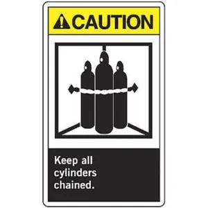 ACCUFORM SIGNS LCPG600VSP Label 3-1/2 Inch Width - Pack Of 5 | AF4DRJ 8RWF2