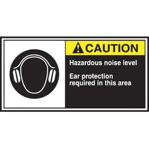 ACCUFORM SIGNS LECN683 Label Cema 2-1/2 x 5 Caution Hazard - Pack Of 5 | AC6TLA 36A971