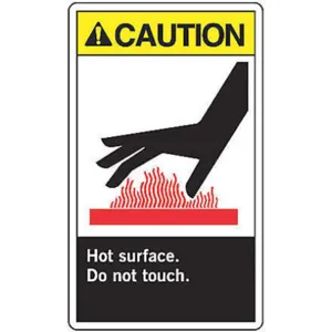 ACCUFORM SIGNS LEQM645VSP Label 5 Inch H Self-adhesive Vinyl - Pack Of 5 | AF3YJH 8F944