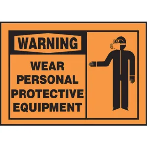 ACCUFORM SIGNS LPPE305VSP Safety Label 3-1/2 Inch H 5 Inch Width - Pack Of 5 | AF3YGN 8F777