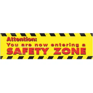 ACCUFORM SIGNS MBR802 Banner Attention You Are Now 28 x 96 Inch | AC4XHR 31A730