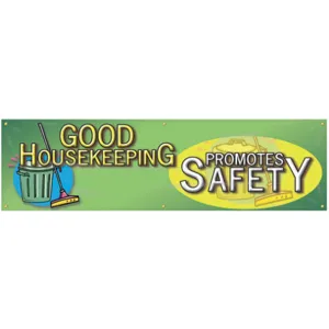 ACCUFORM SIGNS MBR894 Banner Good Housekeeping 28 x 96 Inch | AC4XJU 31A755