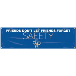 ACCUFORM SIGNS MBR948 Banner Friends Dont Let 28 x 96 Inch | AC4XHC 31A717