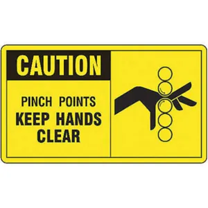 ACCUFORM SIGNS LEQM613VSP Safety Label Information 3-1/2 Inch H Pk5 | AF6BKC 9W036