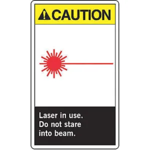 ACCUFORM SIGNS LRAD603VSP Label 3-1/2 Inch Width - Pack Of 5 | AF4RLG 9GNY3