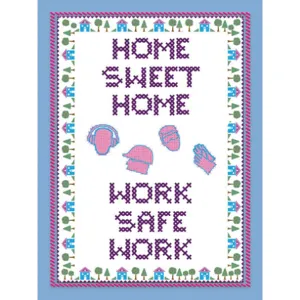 ACCUFORM SIGNS PST139 Poster Home Sweet Home 18 x 24 Inch | AC4WYK 31A050