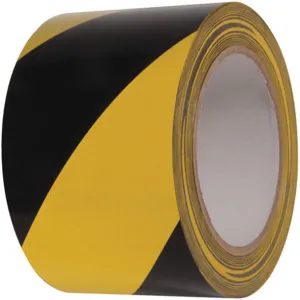 ACCUFORM SIGNS PTM738BKYL Floor Marking Tape Roll 3 Inch W 108 Feet Length | AD2TWP 3UAY3