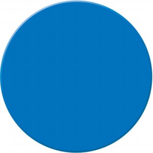 ACCUFORM SIGNS PTP208BU Bodenmarkierungsband, Kreis, 9 x 9 cm Größe, Blau | CF4EWK AFPTP208BU