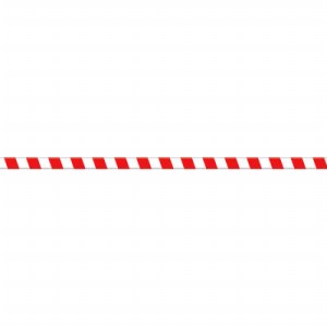 ACCUFORM SIGNS PTP214 Bodenmarkierungsband, 5 x 120 cm Größe, Rot/Weiß | CF4EWR AFPTP214RW